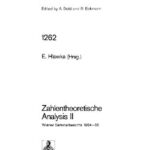 خرید و دانلود نسخه کامل کتاب Zahlentheoretische Analysis II