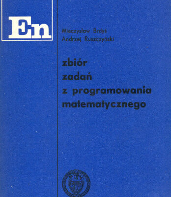 خرید و دانلود نسخه کامل کتاب Zbiór zadań z programowania matematycznego