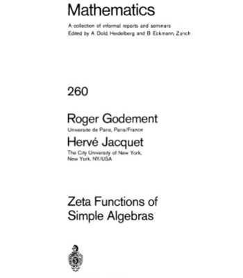 خرید و دانلود نسخه کامل کتاب Zeta Functions of Simple Algebras