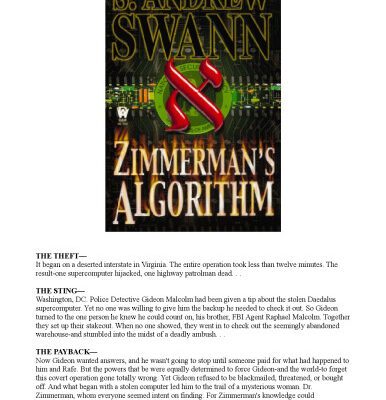 خرید و دانلود نسخه کامل کتاب Zimmerman’s Algorithm