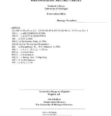 خرید و دانلود نسخه کامل کتاب Zur Theorie der Elimination: Dissertation
