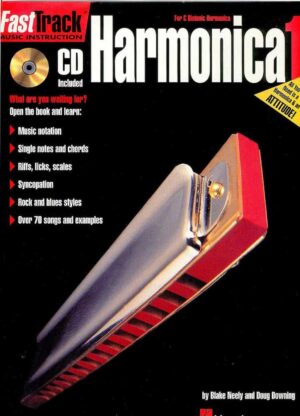 0001-2-300x416 خرید و دانلود کتاب FastTrack Harmonica Method – Book 1 | آموزش سریع هارمونیکا با متد تصویری و صوتی Blake Neely - تصویر 1
