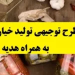 خرید و دانلود طرح توجیهی تولید خیارشور و ترشیجات |نگارش 1404 نسخه کامل