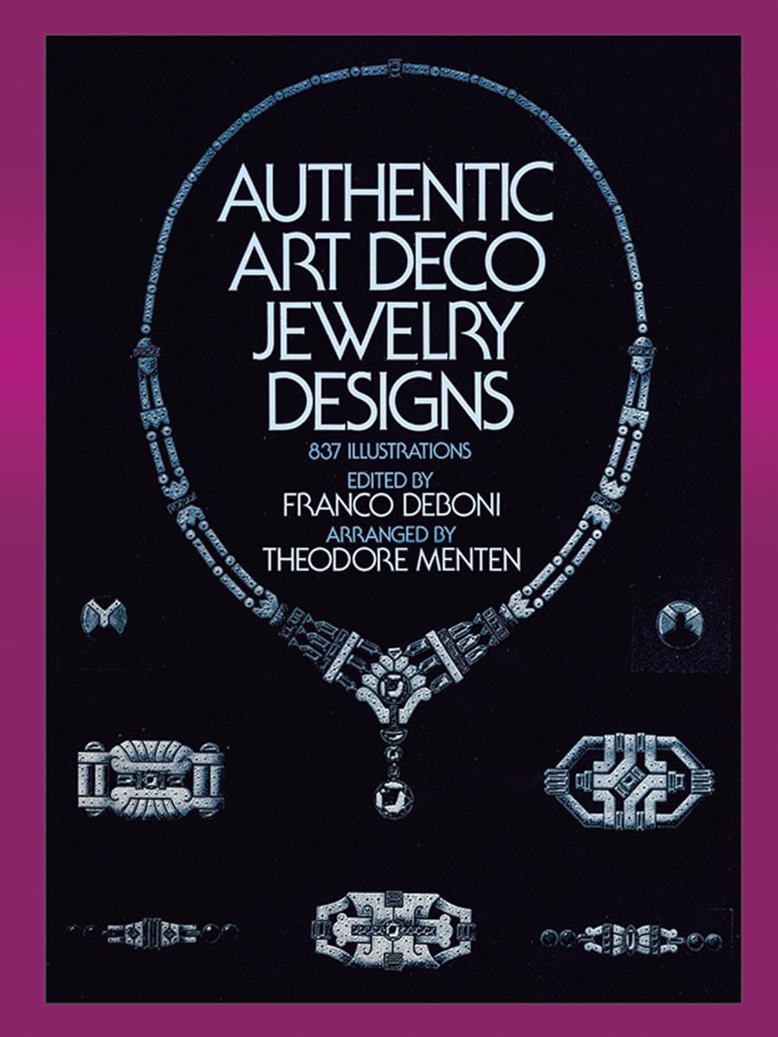 71o3bxbDB8L._SL1500_ خرید و دانلود نسخه کامل کتاب Authentic Art Deco Jewelry Designs (Dover Jewelry and Metalwork) + Pdf