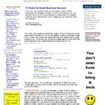 خرید و دانلود نسخه کامل کتاب 10 Rules For Success In Small Business And Entrepreneurship