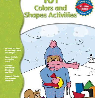 خرید و دانلود نسخه کامل کتاب 101 Colors and Shapes Activities (101 Activities)