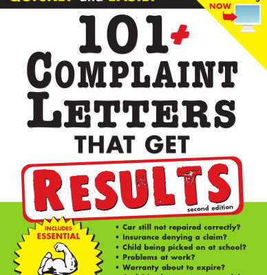 خرید و دانلود نسخه کامل کتاب 101+ Complaint Letters That Get Results, 2E: Resolve Common Disputes Quickly and Easily