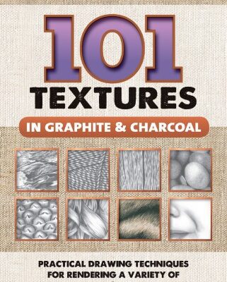 خرید و دانلود نسخه کامل کتاب 101 Textures in Graphite & Charcoal: Practical Drawing Techniques for Rendering a Variety of Surfaces & Textures