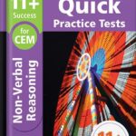 خرید و دانلود نسخه کامل کتاب 11+ Non-Verbal Reasoning Quick Practice Tests Age 9-10 for the CEM Assessment tests (Letts 11+ Success) [Print Replica] by Letts 11+