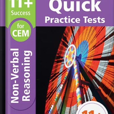 خرید و دانلود نسخه کامل کتاب 11+ Non-Verbal Reasoning Quick Practice Tests Age 9-10 for the CEM Assessment tests (Letts 11+ Success) [Print Replica] by Letts 11+
