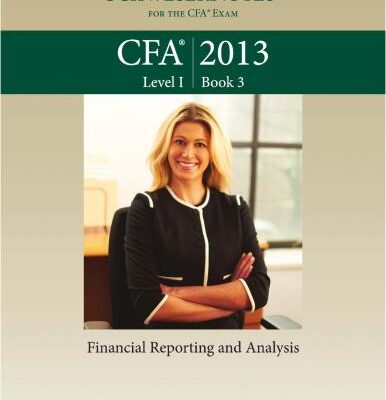 خرید و دانلود نسخه کامل کتاب 2013 CFA Level 1 Book 3: Financial Reporting and Analysis