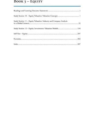 خرید و دانلود نسخه کامل کتاب 2016 Schweser Notes. CFA. Level 2. Book 3: Equity