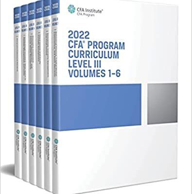 خرید و دانلود نسخه کامل کتاب 2022 CFA Program Curriculum Level III Box Set – Orginal Pdf