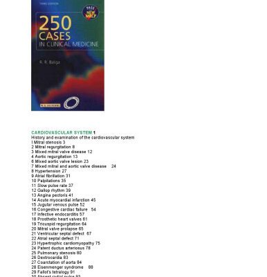 خرید و دانلود نسخه کامل کتاب 250 Short Cases in Clinical Medicine