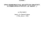 خرید و دانلود نسخه کامل کتاب 2D Quantum Gravity and SC at high Tc