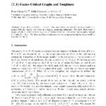 خرید و دانلود نسخه کامل کتاب (2,k)-Factor-Critical Graphs and Toughness