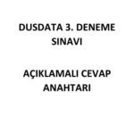 خرید و دانلود نسخه کامل کتاب 3.Dus Deneme Sınavı