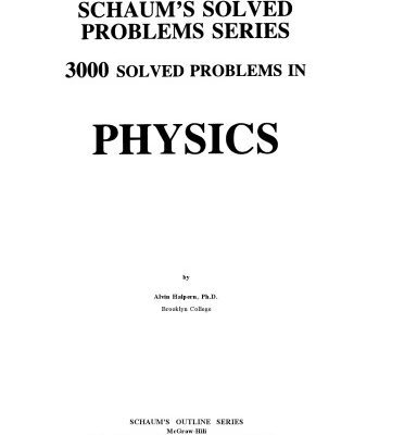 خرید و دانلود نسخه کامل کتاب 3000 solved problems in physcis