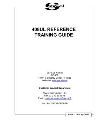 خرید و دانلود نسخه کامل کتاب 408UL Training Course – Issue JAN 2001