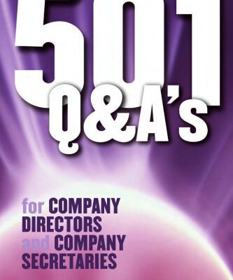 خرید و دانلود نسخه کامل کتاب 501 Questions and Answers for Company Directors and Company Secretaries (501 Questions & Answers S.)