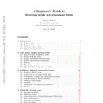 خرید و دانلود نسخه کامل کتاب A Beginner’s Guide to Working with Astronomical Data