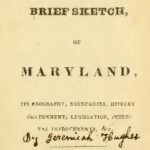 خرید و دانلود نسخه کامل کتاب A Brief Sketch of Maryland, its biography, boundaries, history, government, legislation, internal improvements & c.