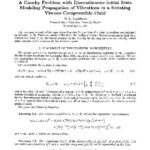 خرید و دانلود نسخه کامل کتاب A cauchy problem with discontinuous initial data modeling propagation of vibrations in a rotating viscous compressible fluid