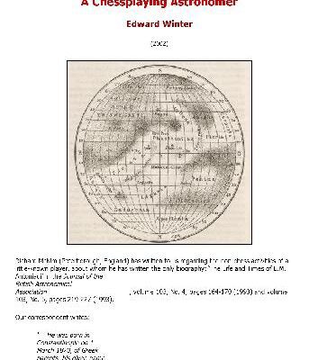 خرید و دانلود نسخه کامل کتاب A Chessplaying Astronomer