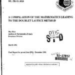 خرید و دانلود نسخه کامل کتاب A COMPILL4TIBN OF THE MATHEMATICS LEADING TO THE DOUBLET LKI TICE METHOD
