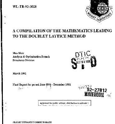 خرید و دانلود نسخه کامل کتاب A COMPILL4TIBN OF THE MATHEMATICS LEADING TO THE DOUBLET LKI TICE METHOD