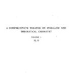 خرید و دانلود نسخه کامل کتاب A Comprehensive Treatise on Inorganic and Theoretical Chemistry: volume 1. H2O