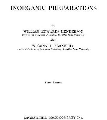 خرید و دانلود نسخه کامل کتاب A Course in Inorganic Preparations