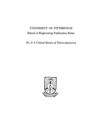 خرید و دانلود نسخه کامل کتاب A Critical Review of Thermodynamics