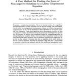 خرید و دانلود نسخه کامل کتاب A fast method for finding the basis of non-negative solutions to a linear diophantine equation