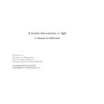 خرید و دانلود نسخه کامل کتاب A gentle introduction to TEX: A manual for self study (TEXniques)