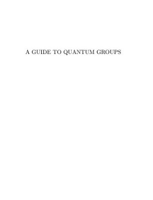 خرید و دانلود نسخه کامل کتاب A guide to quantum groups