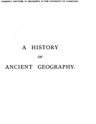 خرید و دانلود نسخه کامل کتاب A history of ancient geography