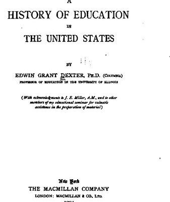 خرید و دانلود نسخه کامل کتاب A History of Education in the United States