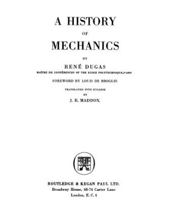 خرید و دانلود نسخه کامل کتاب A History of Mechanics