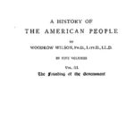 خرید و دانلود نسخه کامل کتاب A history of the American people. In five volumes