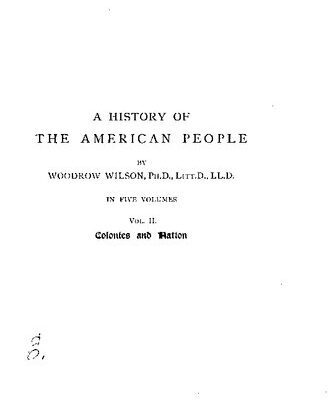 خرید و دانلود نسخه کامل کتاب A history of the American people. In five volumes