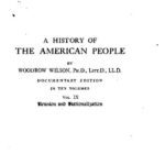 خرید و دانلود نسخه کامل کتاب A history of the American people. In ten volumes
