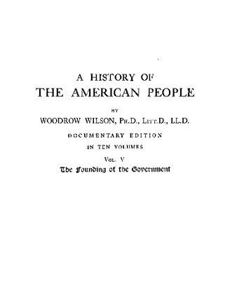 خرید و دانلود نسخه کامل کتاب A history of the American people. In ten volumes