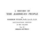 خرید و دانلود نسخه کامل کتاب A history of the American people. In ten volumes