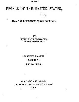 خرید و دانلود نسخه کامل کتاب A history of the people of the United States, from the Revolution to the Civil War. In eight  volumes / 1830-1842