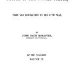 خرید و دانلود نسخه کامل کتاب A history of the people of the United States, from the Revolution to the Civil War. In six volumes