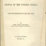 خرید و دانلود نسخه کامل کتاب A history of the people of the United States, from the Revolution to the Civil War. In seven volumes
