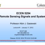 خرید و دانلود نسخه کامل کتاب A J Gasiewski remote sensing course notes lecture1