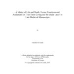 خرید و دانلود نسخه کامل کتاب A Matter of Life and Death: Forms, Functions and Audiences for ‘The Three Living and the Three Dead’ in Late Medieval Manuscripts