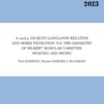 خرید و دانلود نسخه کامل کتاب A mod p Jacquet-Langlands relation and Serre filtration via the geometry of Hilbert modular varieties: Splicing and dicing